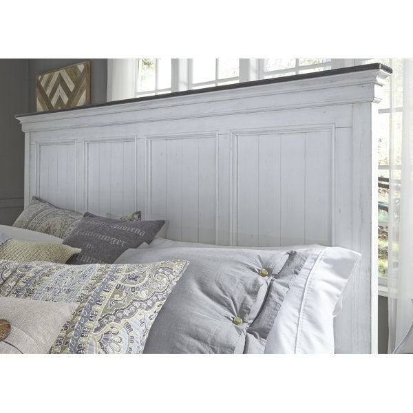 White beadboard deals headboard